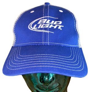 Bud Light Men’s Trucker SnapBack Cap Hat